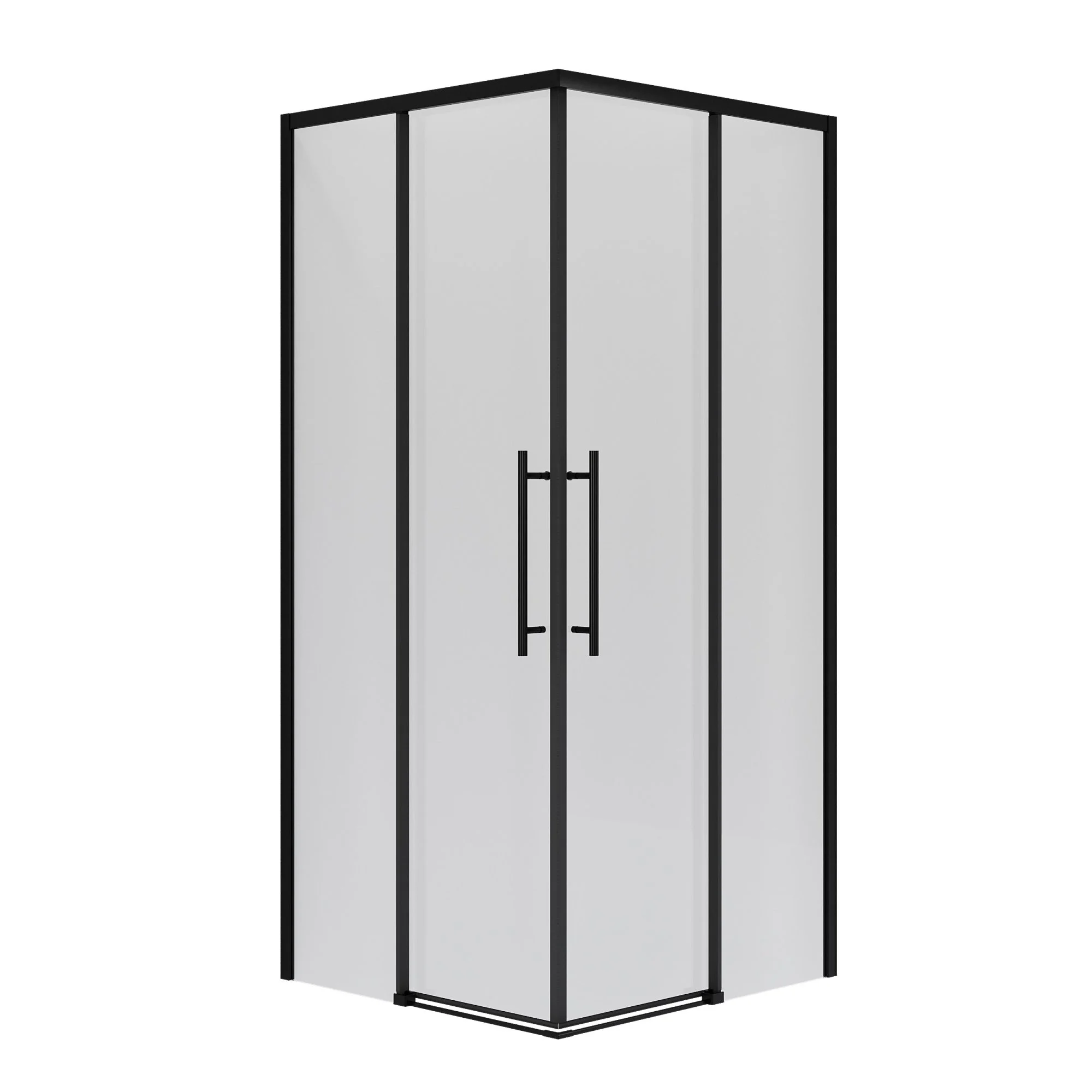 Душевой уголок Niagara Nova NG-6829-34BLACK (90x90x195) квадратная, раздвижная, черный матовый, стекло прозрачноее Душевой уголок Niagara Nova NG-6829-34BLACK (90x90x195) квадратная, раздвижная, черный матовый, стекло прозрачноее