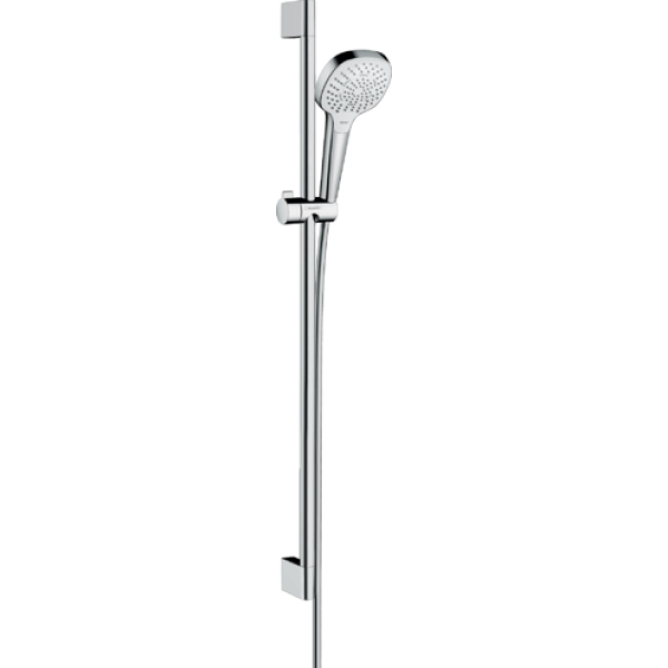 Душевой гарнитур Hansgrohe Croma Select E 1jet Multi EcoSmart 26591400, белый/хром Душевой гарнитур Hansgrohe Croma Select E 1jet Multi EcoSmart 26591400, белый/хром