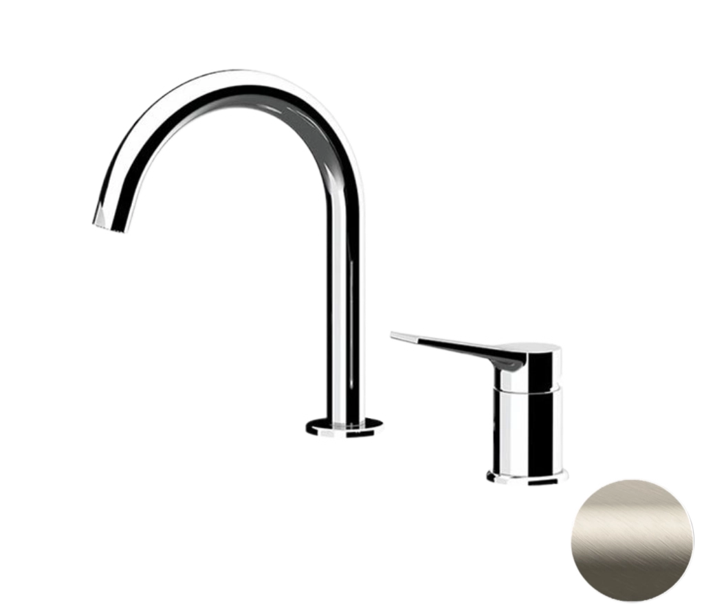 Смеситель для раковины Remer Slash SL57XV, сталь Смеситель для раковины Remer Slash SL57XV, сталь