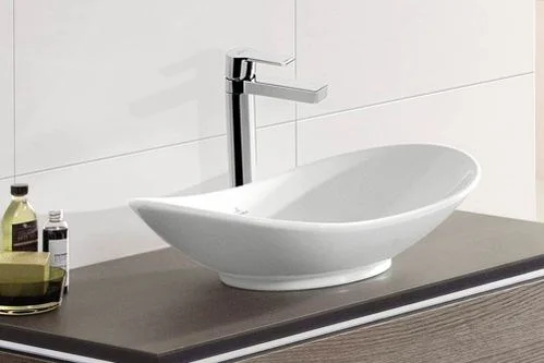 Раковина накладная Villeroy & Boch My Nature 67 x 43 см CeramicPlus 411060R1 Раковина накладная Villeroy & Boch My Nature 67 x 43 см CeramicPlus 411060R1