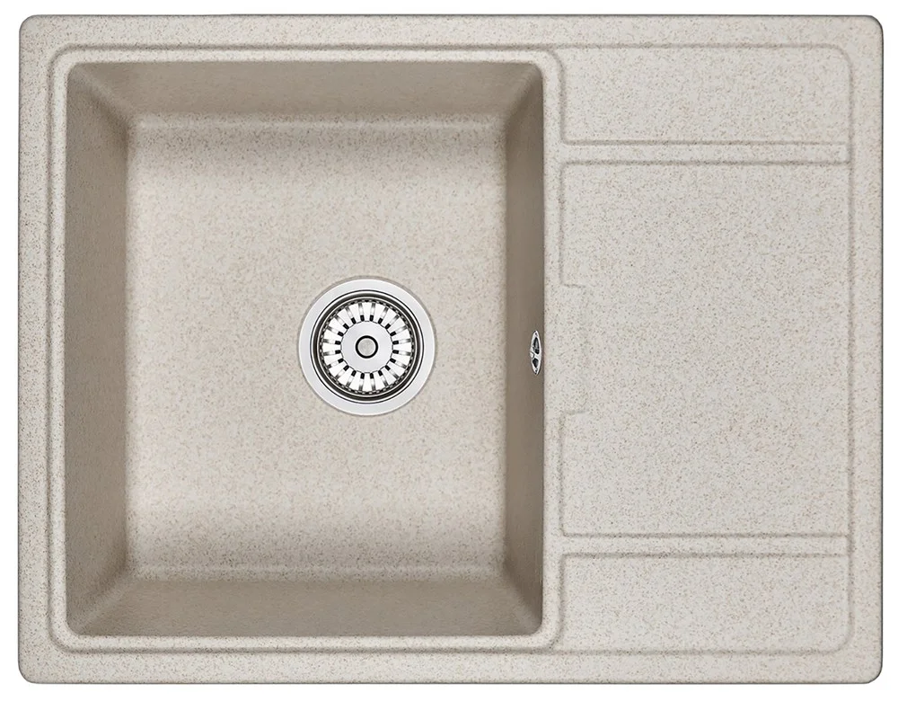 Кухонная мойка Granula 6503, ПИРИТ, кварц 650х500 Кухонная мойка Granula 6503, ПИРИТ, кварц 650х500