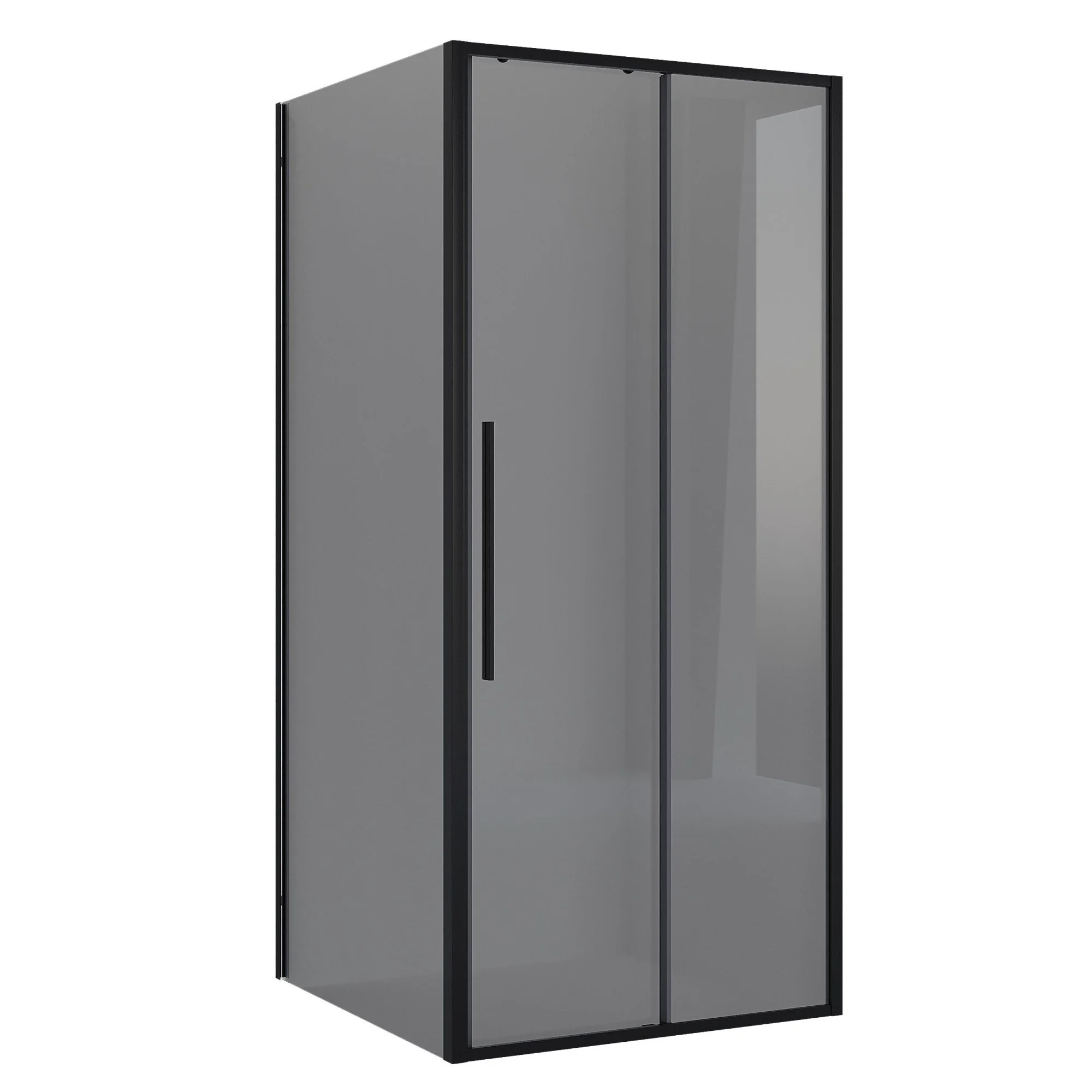 Душевой уголок Niagara Nova NG-85-9TB-TB100-34 (90x100x195) квадратная, раздвижн, черный матов., стекло тонированное Душевой уголок Niagara Nova NG-85-9TB-TB100-34 (90x100x195) квадратная, раздвижн, черный матов., стекло тонированное
