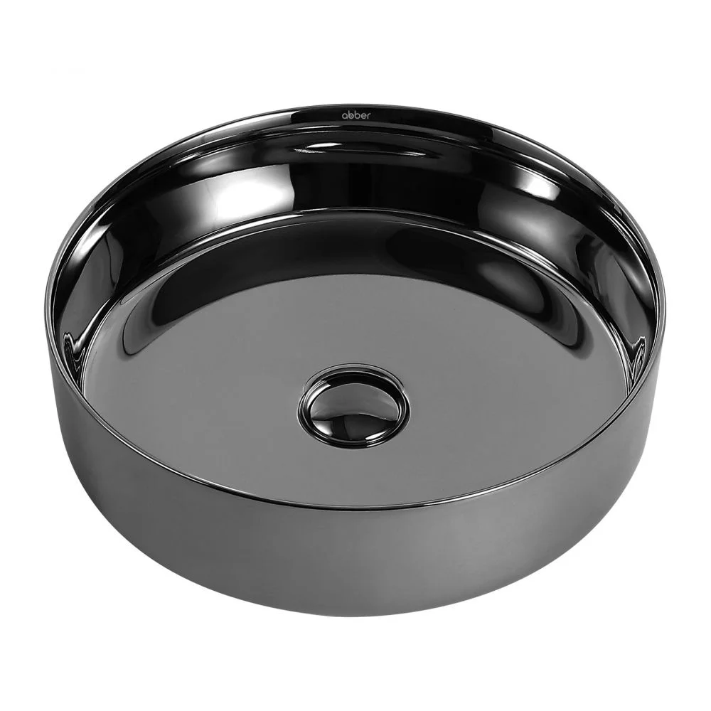 Раковина ABBER Bequem AC2109GS накладная, серебро Раковина ABBER Bequem AC2109GS накладная, серебро