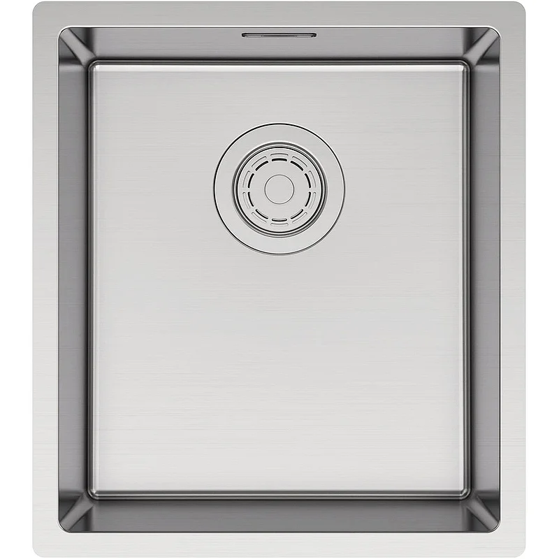 Кухонная мойка Paulmark YUNI 39 UN YU39-BS, брашированная 390х440мм Кухонная мойка Paulmark YUNI 39 UN YU39-BS, брашированная 390х440мм