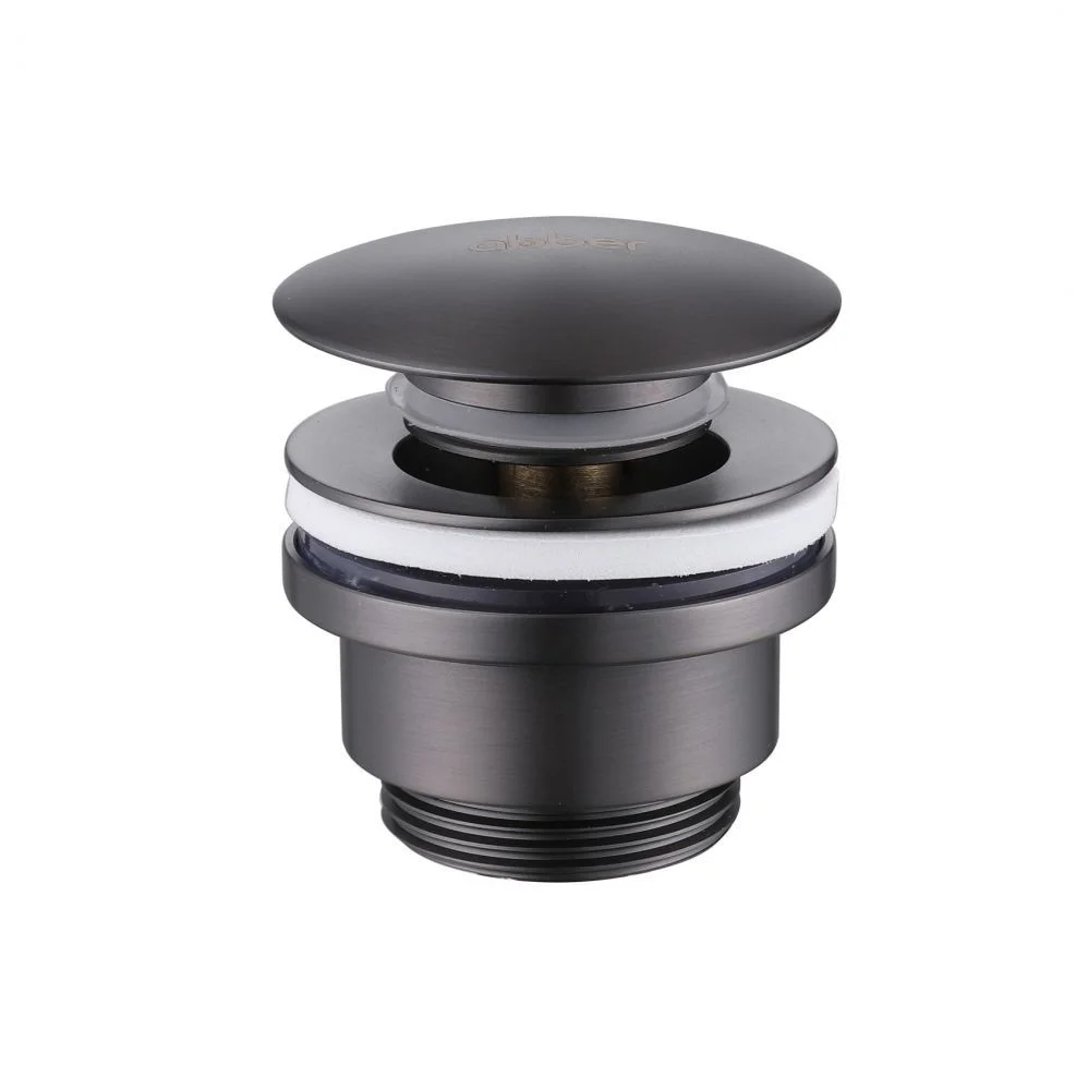 Донный клапан ABBER AF0011NG без перелива, клик-клак, никель Донный клапан ABBER AF0011NG без перелива, клик-клак, никель