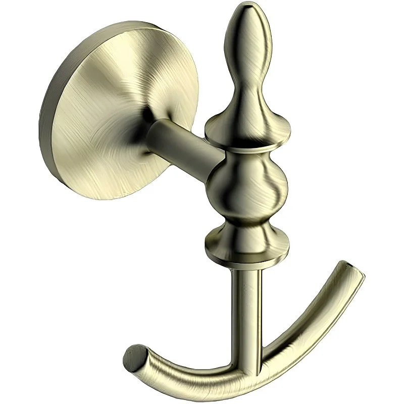 Крючок Art&Max Bohemia (AM-E-4286B-Br) бронза (двойной) Крючок Art&Max Bohemia (AM-E-4286B-Br) бронза (двойной)