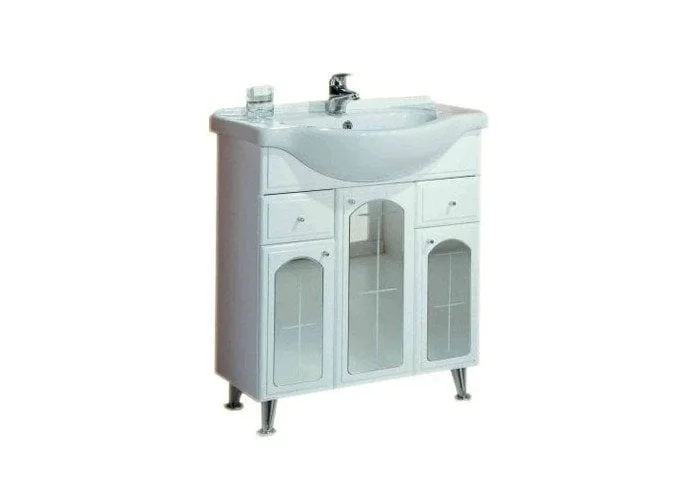 Тумба с раковиной Aquaton Эмилья 75 (1A0568K0EJ010) белая Тумба с раковиной Aquaton Эмилья 75 (1A0568K0EJ010) белая