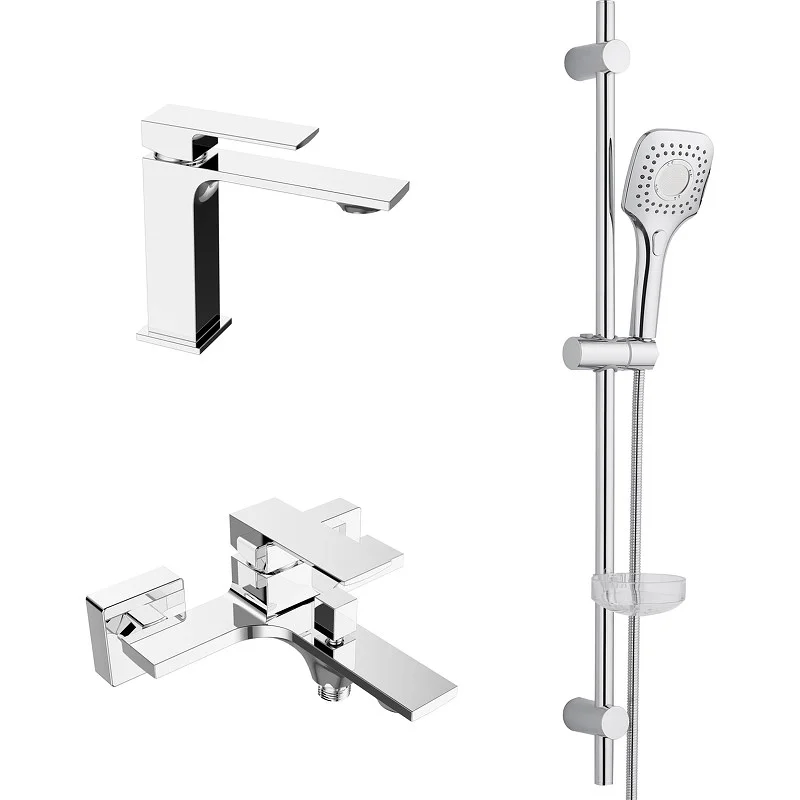 Комплект смесителей Orange Lutz M04-311cr хром Комплект смесителей Orange Lutz M04-311cr хром