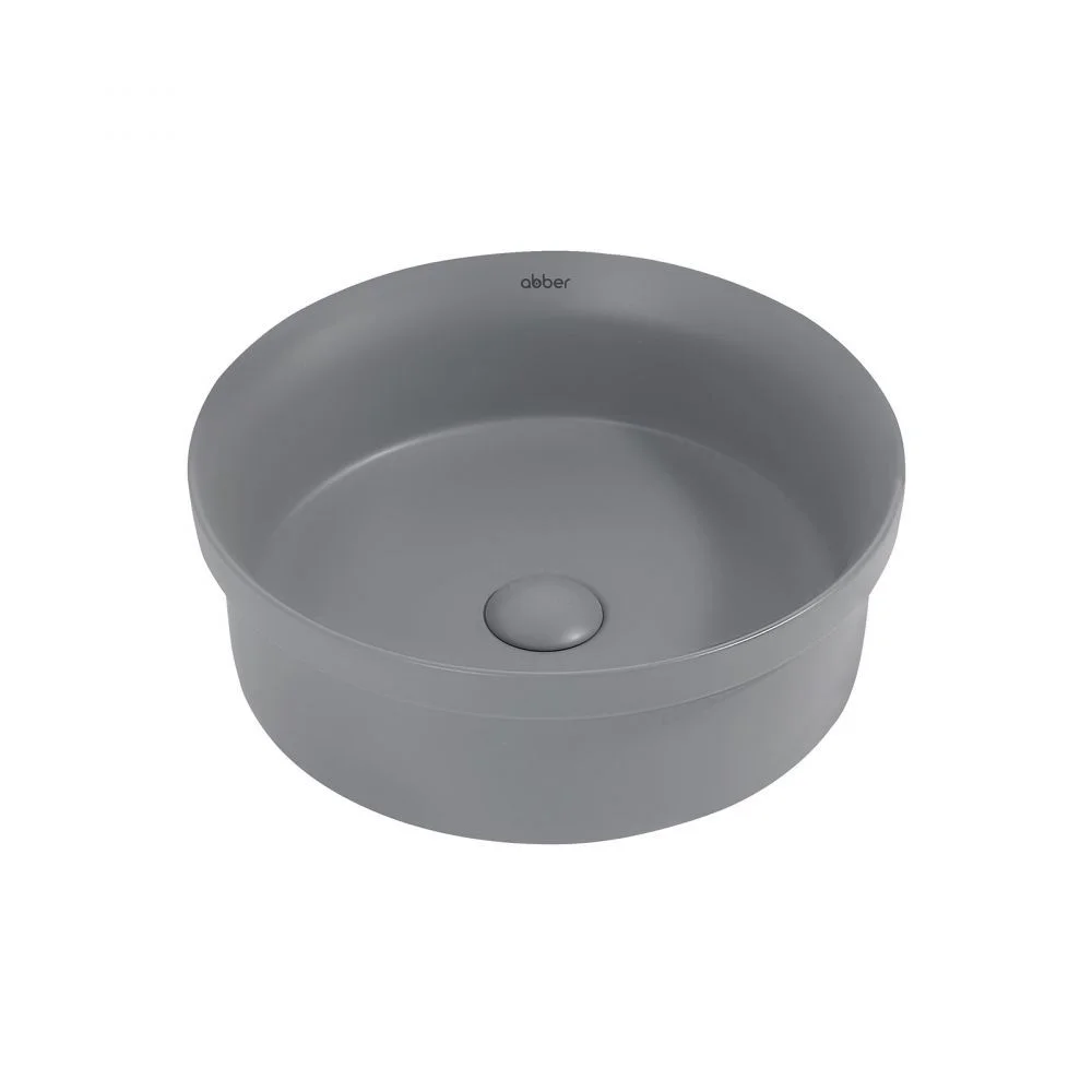 Раковина ABBER Bequem AC2103MG накладная, серая матовая Раковина ABBER Bequem AC2103MG накладная, серая матовая