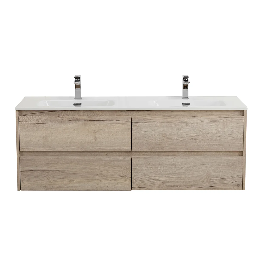 Тумба под раковину BelBagno KRAFT-1400-4C-SO-2-RGB Rovere Galifax Bianco, 1400x460x500 — Изображение 1