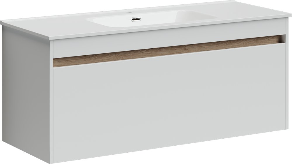 Детальная картинка товара «тумба под раковину sancos smart sm120-1w белый»