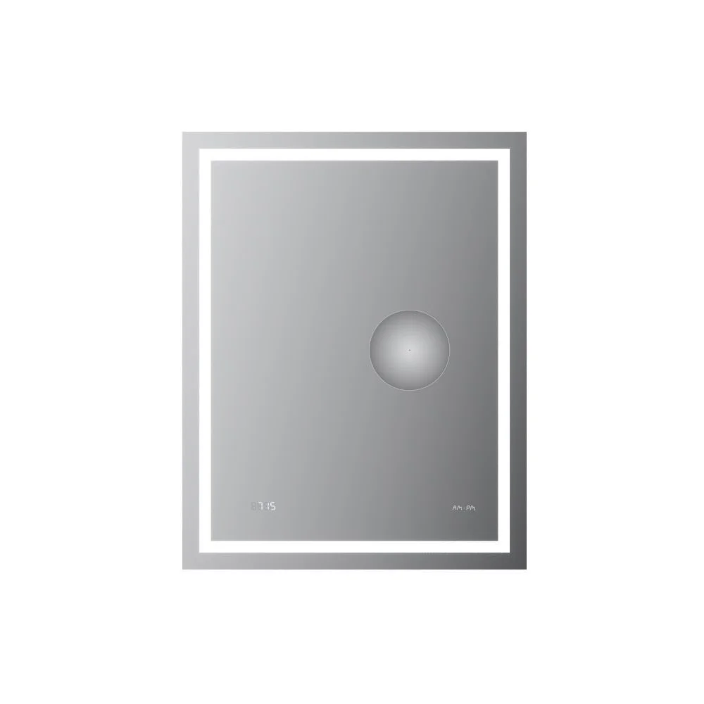 Зеркало AM.PM Gem M91AMOX0553WG с LED-подсветкой, часами 55 см Зеркало AM.PM Gem M91AMOX0553WG с LED-подсветкой, часами 55 см