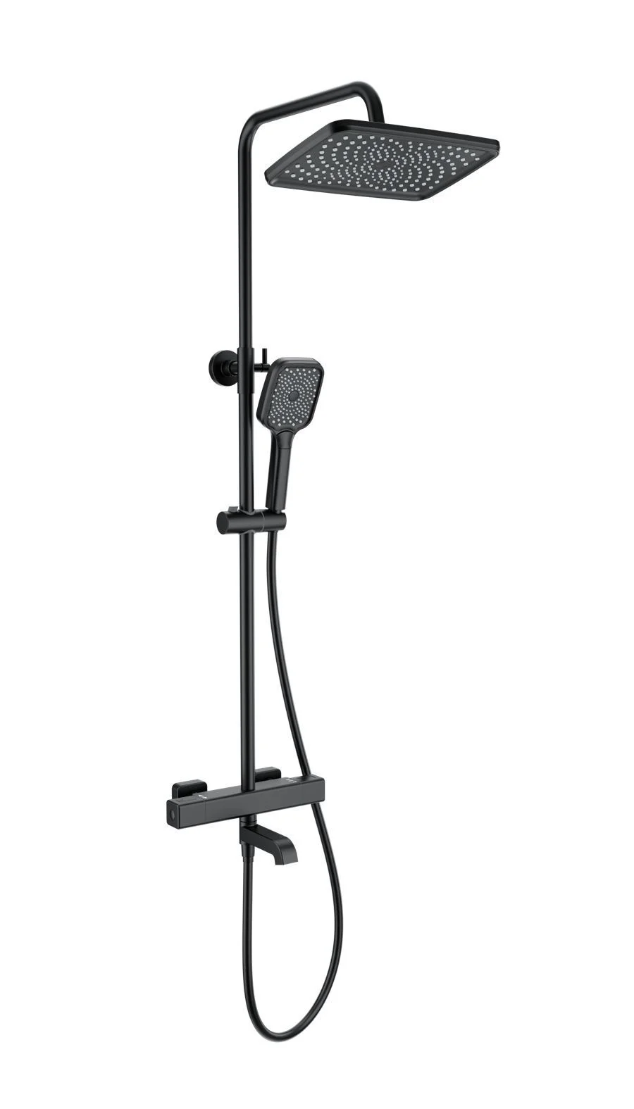 Душевая система Wonzon & Woghand с термостатом, черный матовый (WW-B3016-T1-MB) Душевая система Wonzon & Woghand с термостатом, черный матовый (WW-B3016-T1-MB)