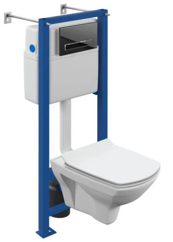 Комплект унитаза Cersanit CARINA XL (A63517) инсталляции VECTOR и клавиши смыва BLICK стекло черный 63517 Комплект унитаза Cersanit CARINA XL (A63517) инсталляции VECTOR и клавиши смыва BLICK стекло черный 63517