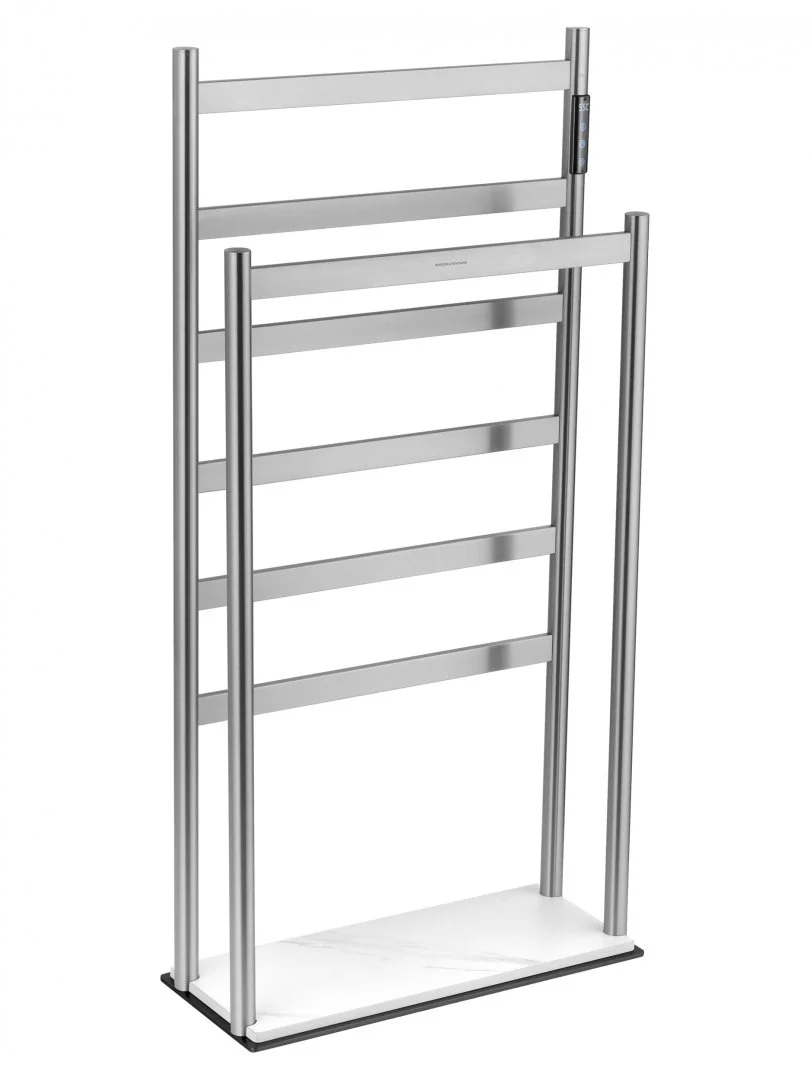 Полотенцесушитель электрический Wonzon & Woghand напольный, брашированный никель (WW-A407-BR) Полотенцесушитель электрический Wonzon & Woghand напольный, брашированный никель (WW-A407-BR)