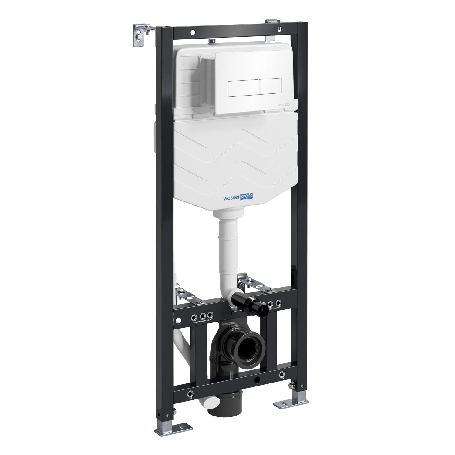 Инсталляция для унитаза WasserKRAFT Aller 10TLT.010.ME.WH03 с клавишей смыва белый Инсталляция для унитаза WasserKRAFT Aller 10TLT.010.ME.WH03 с клавишей смыва белый