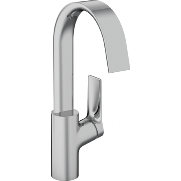 Детальная картинка товара «смеситель для раковины hansgrohe vivenis 210 с поворотным изливом, со сливным гарнитуром 75030000, х»
