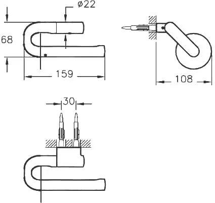 Держатель туалетной бумаги Vitra Eternity by Sebastian Conran A44873, хром глянец Держатель туалетной бумаги Vitra Eternity by Sebastian Conran A44873, хром глянец