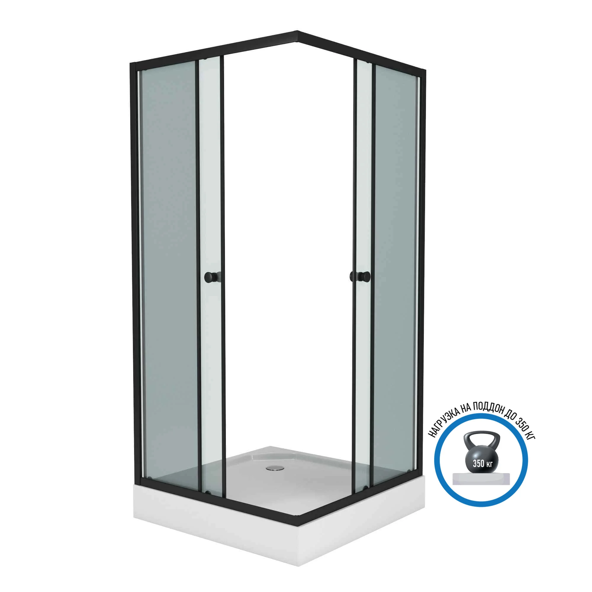 Душевой уголок Niagara Eco NG-009-14QT (900х900х1950) низкий поддон (13см) стекло тонированное _0091432QT Душевой уголок Niagara Eco NG-009-14QT (900х900х1950) низкий поддон (13см) стекло тонированное _0091432QT