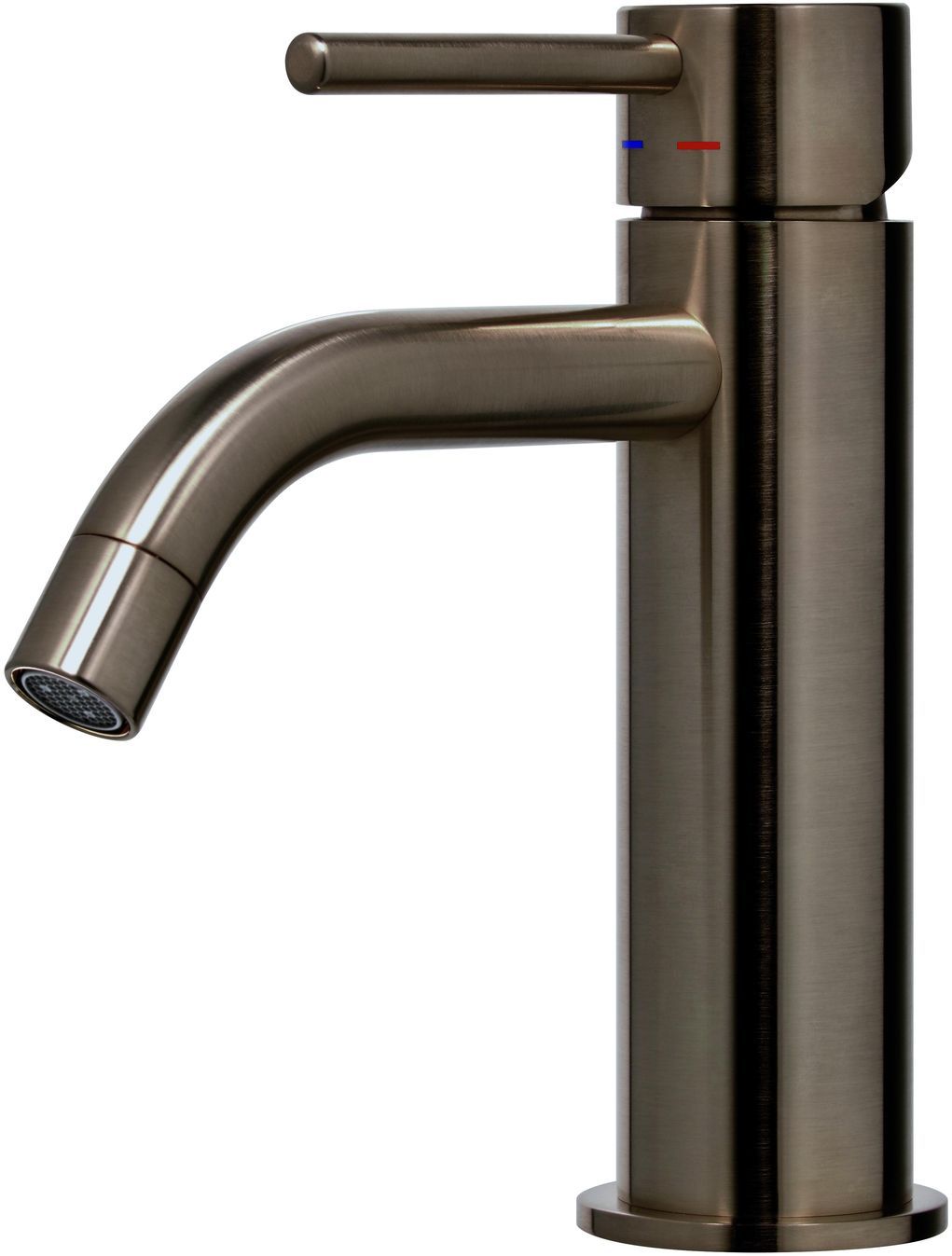 Смеситель для раковины Paffoni Light LIG071NKNSP никель черный, брашированный Смеситель для раковины Paffoni Light LIG071NKNSP никель черный, брашированный