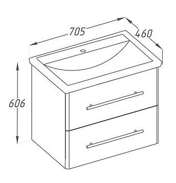 Тумба под раковину Opadiris Арабеско 70, белый (под раковину Kirovit Фостер 70) Z0000010907 Тумба под раковину Opadiris Арабеско 70, белый (под раковину Kirovit Фостер 70) Z0000010907