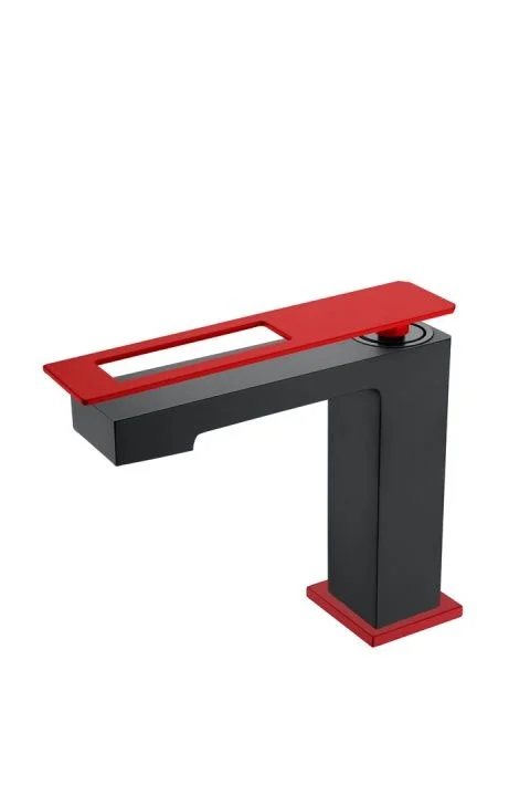 Смеситель для раковины Boheme BlackRed 141-BR Смеситель для раковины Boheme BlackRed 141-BR