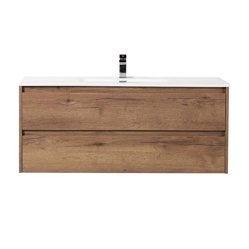 Детальная картинка товара «тумба под раковину belbagno kraft-1200-2c-so-rt rovere tabacco подвесная 1200x460»