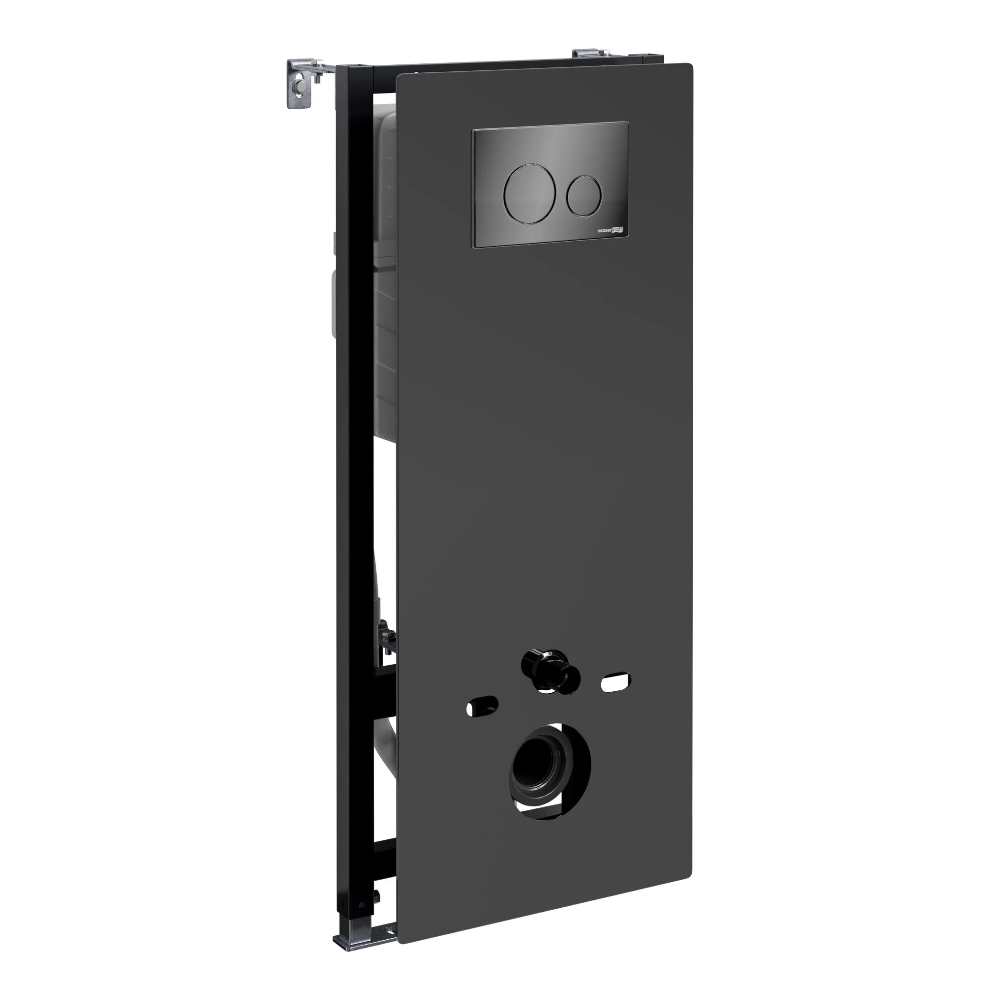 Инсталляция для унитаза WasserKRAFT Abens 20TLT.010.ME.BL.PB02 с клавишей смыва черный Инсталляция для унитаза WasserKRAFT Abens 20TLT.010.ME.BL.PB02 с клавишей смыва черный