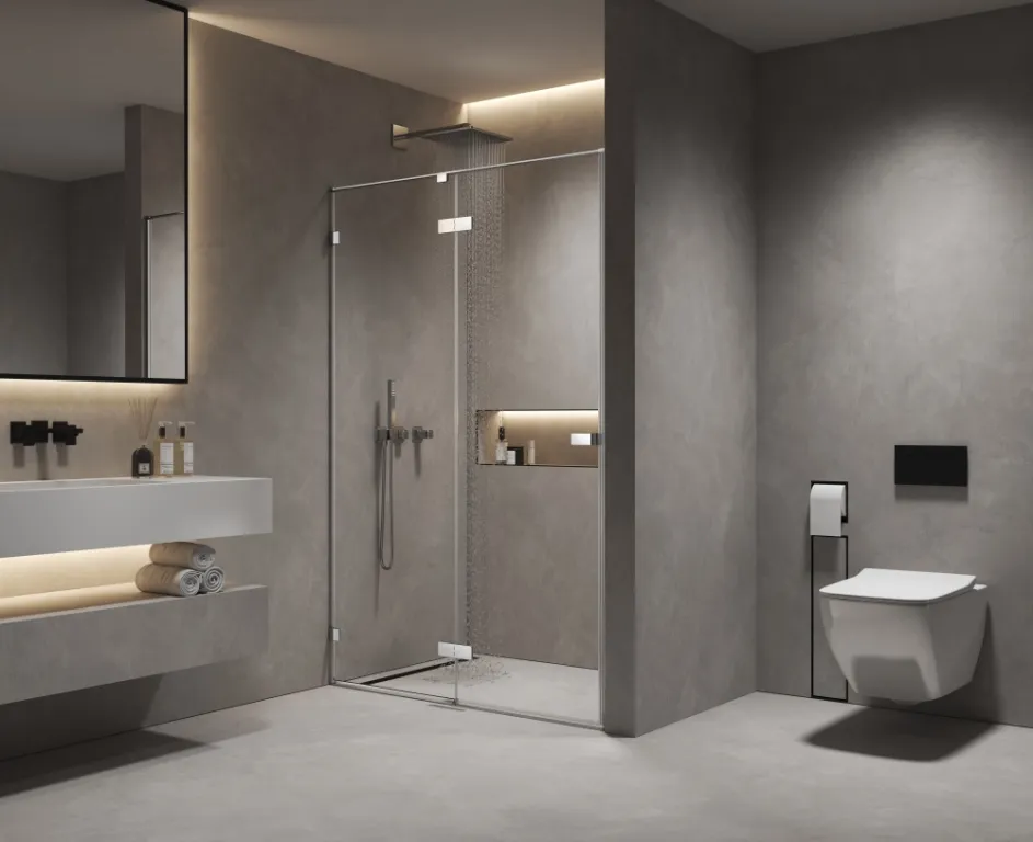 Душевая дверь AQUAme AQM7408-10 1000х2000 мм, стекло 8 мм, прозрачное, EasyClean, цвет профиля хром Душевая дверь AQUAme AQM7408-10 1000х2000 мм, стекло 8 мм, прозрачное, EasyClean, цвет профиля хром