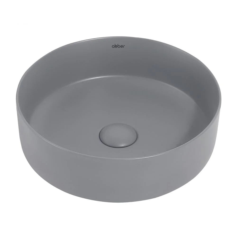 Раковина ABBER Bequem AC2108MG накладная, серая матовая Раковина ABBER Bequem AC2108MG накладная, серая матовая