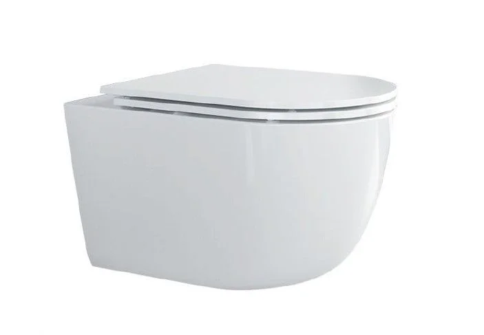 Унитаз подвесной CEZARES RELAX CZR-3806-53-TH-TOR/SC безободковый с сиденьем Унитаз подвесной CEZARES RELAX CZR-3806-53-TH-TOR/SC безободковый с сиденьем