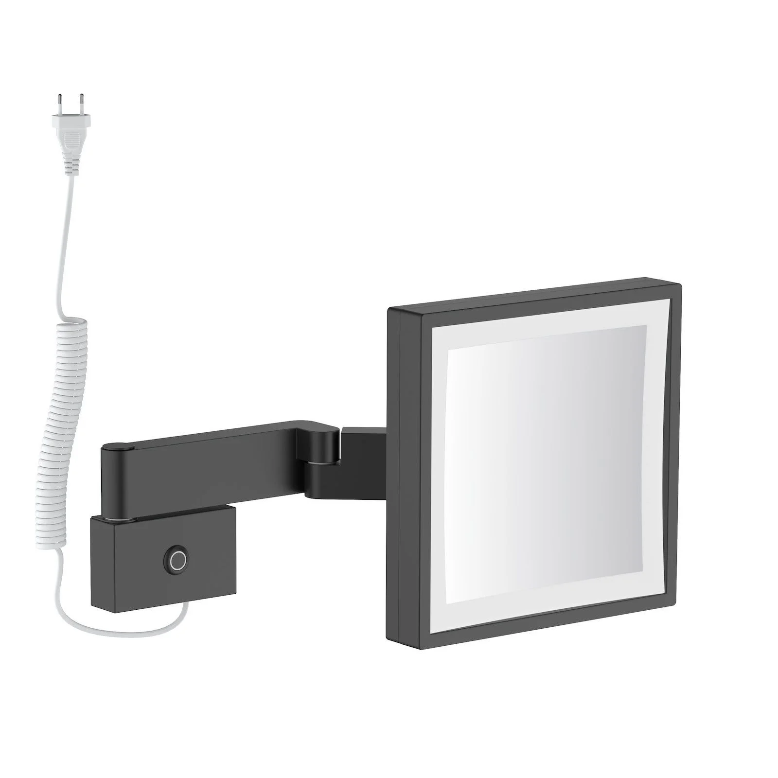 Зеркало косметическое Timo Selene 14076/03 с подсветкой черный Зеркало косметическое Timo Selene 14076/03 с подсветкой черный