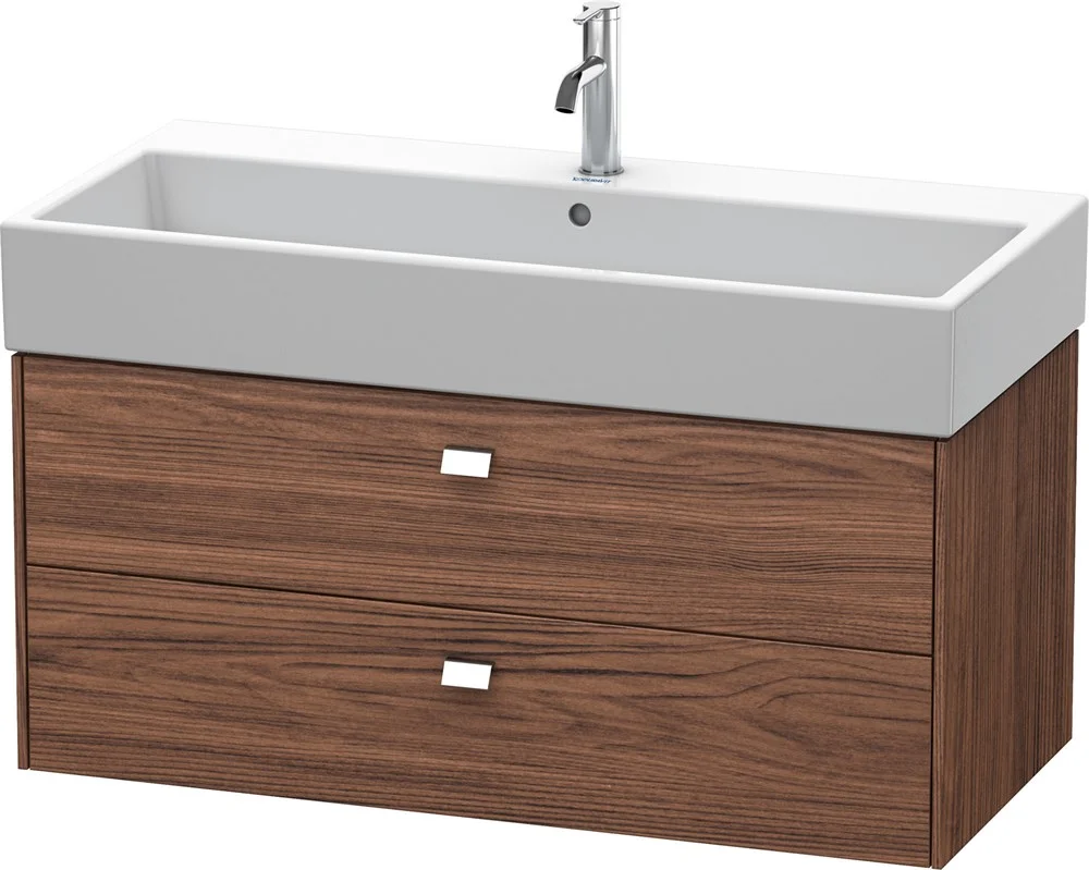 Тумба под раковину Duravit Brioso BR415601021 подвесная 98 см Орех темный Тумба под раковину Duravit Brioso BR415601021 подвесная 98 см Орех темный