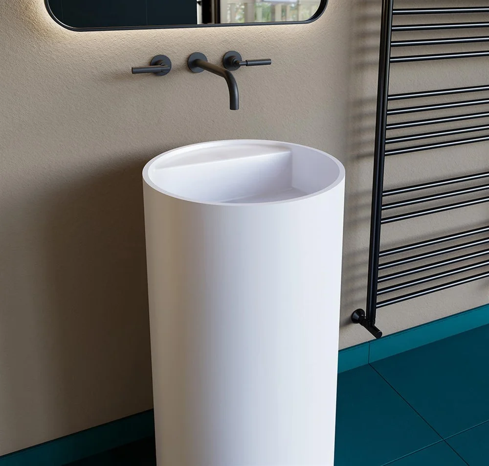 Раковина Salini ARMONIA TOP 01 покраска по RAL полностью 130124MF 450x450 напольная S-Stone Раковина Salini ARMONIA TOP 01 покраска по RAL полностью 130124MF 450x450 напольная S-Stone