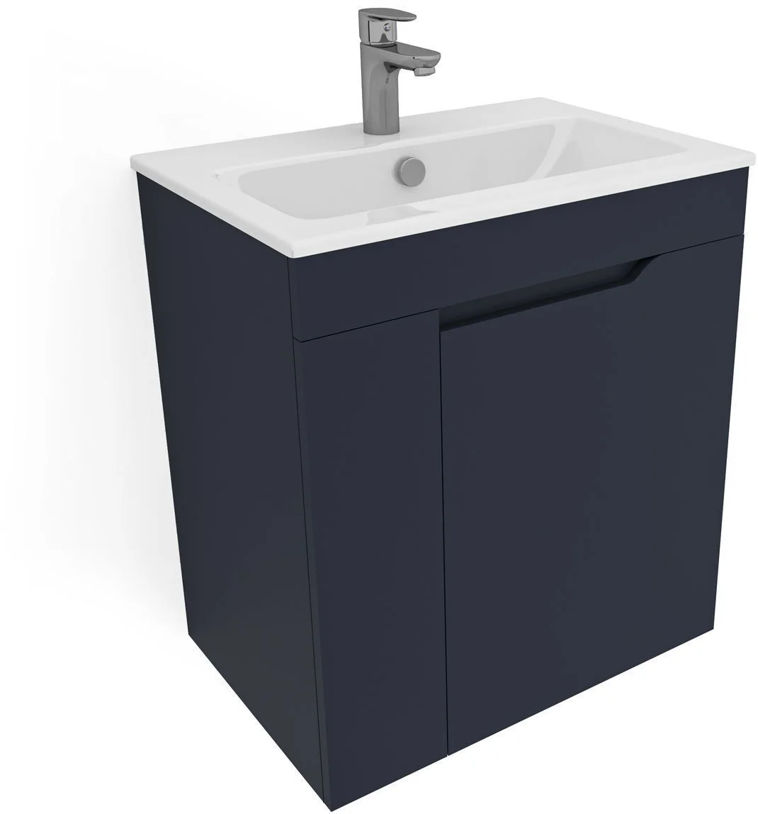 Тумба под раковину Aquanet Практика 60 маренго 00330454 напольная/подвесная Тумба под раковину Aquanet Практика 60 маренго 00330454 напольная/подвесная