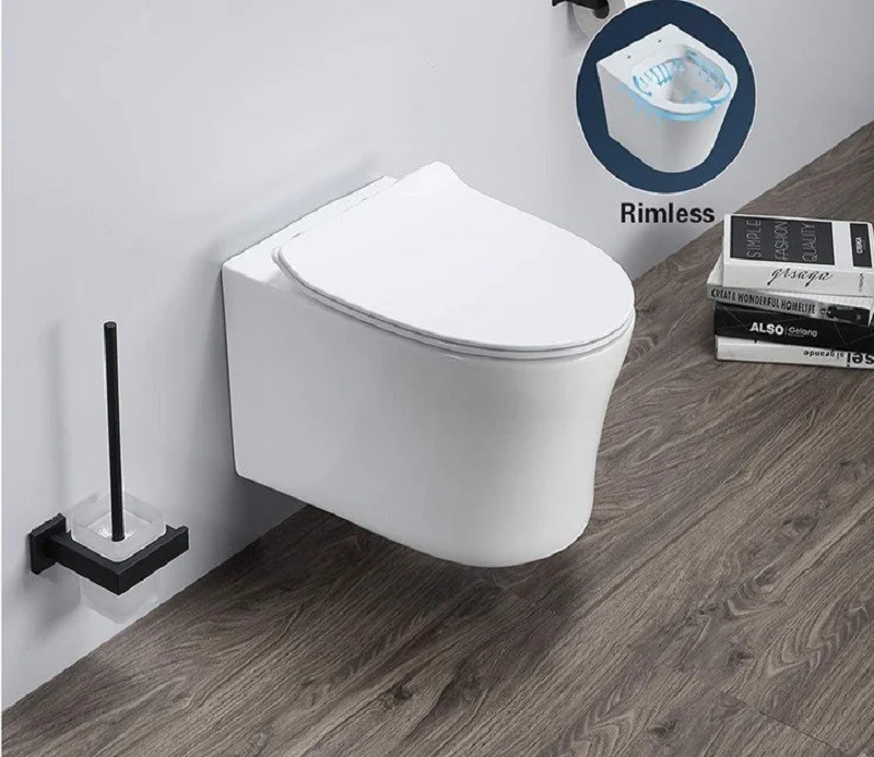 Унитаз подвесной CeramaLux B2347 с сиденьем Унитаз подвесной CeramaLux B2347 с сиденьем