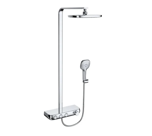 Душевая система Bravat Cobble F6389423CP-A1-ENG с термостатом Душевая система Bravat Cobble F6389423CP-A1-ENG с термостатом