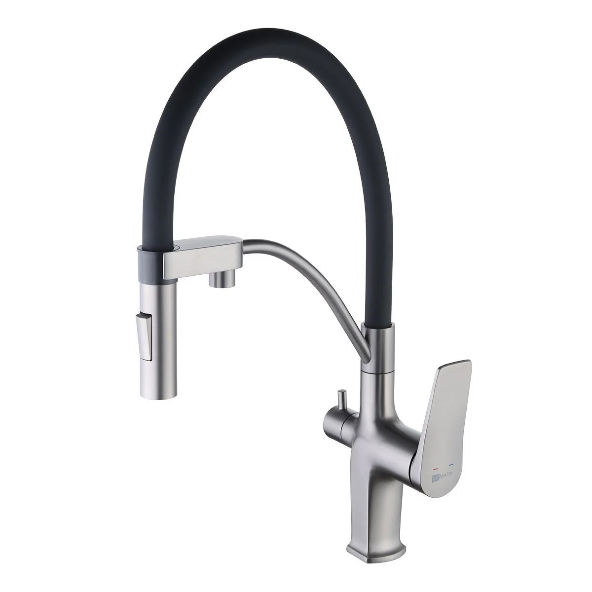 Смеситель для кухни Lemark Bronx LM3761GM с подключением к фильтру, графит Смеситель для кухни Lemark Bronx LM3761GM с подключением к фильтру, графит