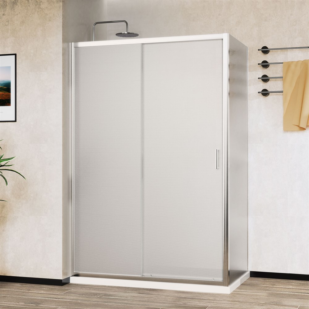Детальная картинка товара «душевой уголок vincea city vsr-5ct9012mt, 1200x900, хром, стекло текстурное»