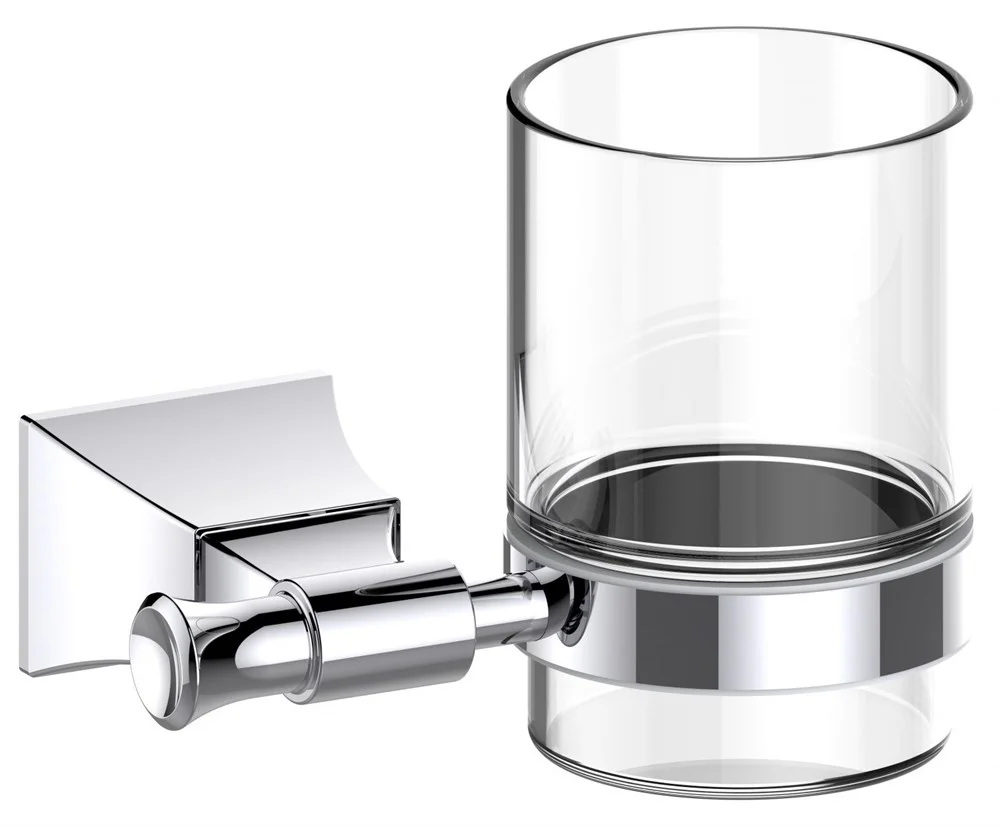 Стакан ART&MAX GENOVA AM-M-024-CR подвесной, стеклянный Стакан ART&MAX GENOVA AM-M-024-CR подвесной, стеклянный