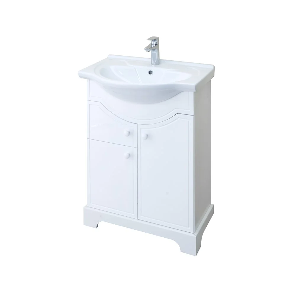 Тумба под раковину Aquaton Элен 65 белый 1A218901EN010 Тумба под раковину Aquaton Элен 65 белый 1A218901EN010