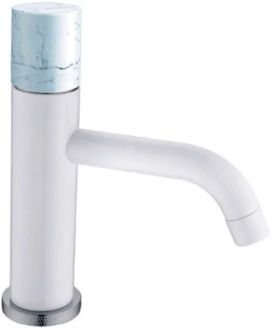 Смеситель для раковины Boheme STICK WHITE MRAMOR WHITE 121-W-MR-WHITE Смеситель для раковины Boheme STICK WHITE MRAMOR WHITE 121-W-MR-WHITE