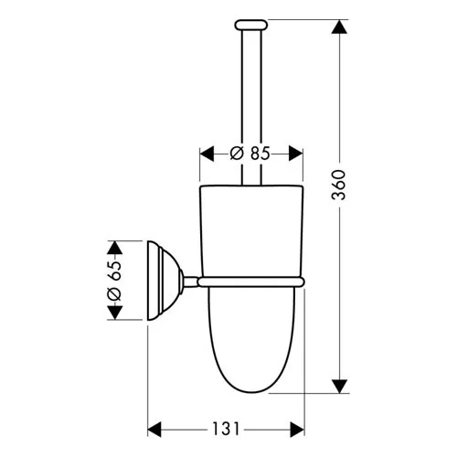 Ершик для унитаза Axor Carlton 41435000 Ершик для унитаза Axor Carlton 41435000