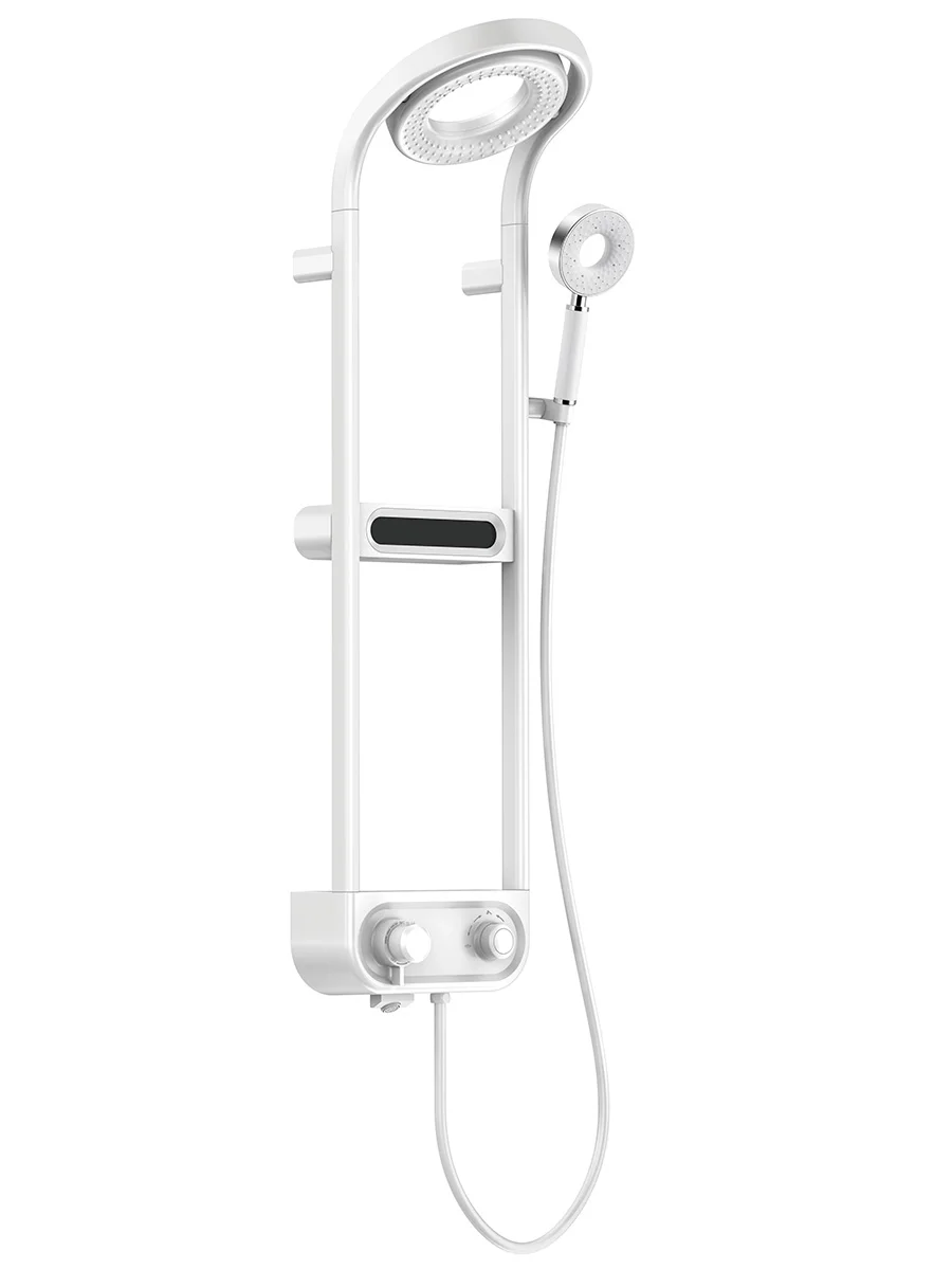 Душевая система AQUAme AQM 8004W с термостатом, Белый AQM8004W Душевая система AQUAme AQM 8004W с термостатом, Белый AQM8004W