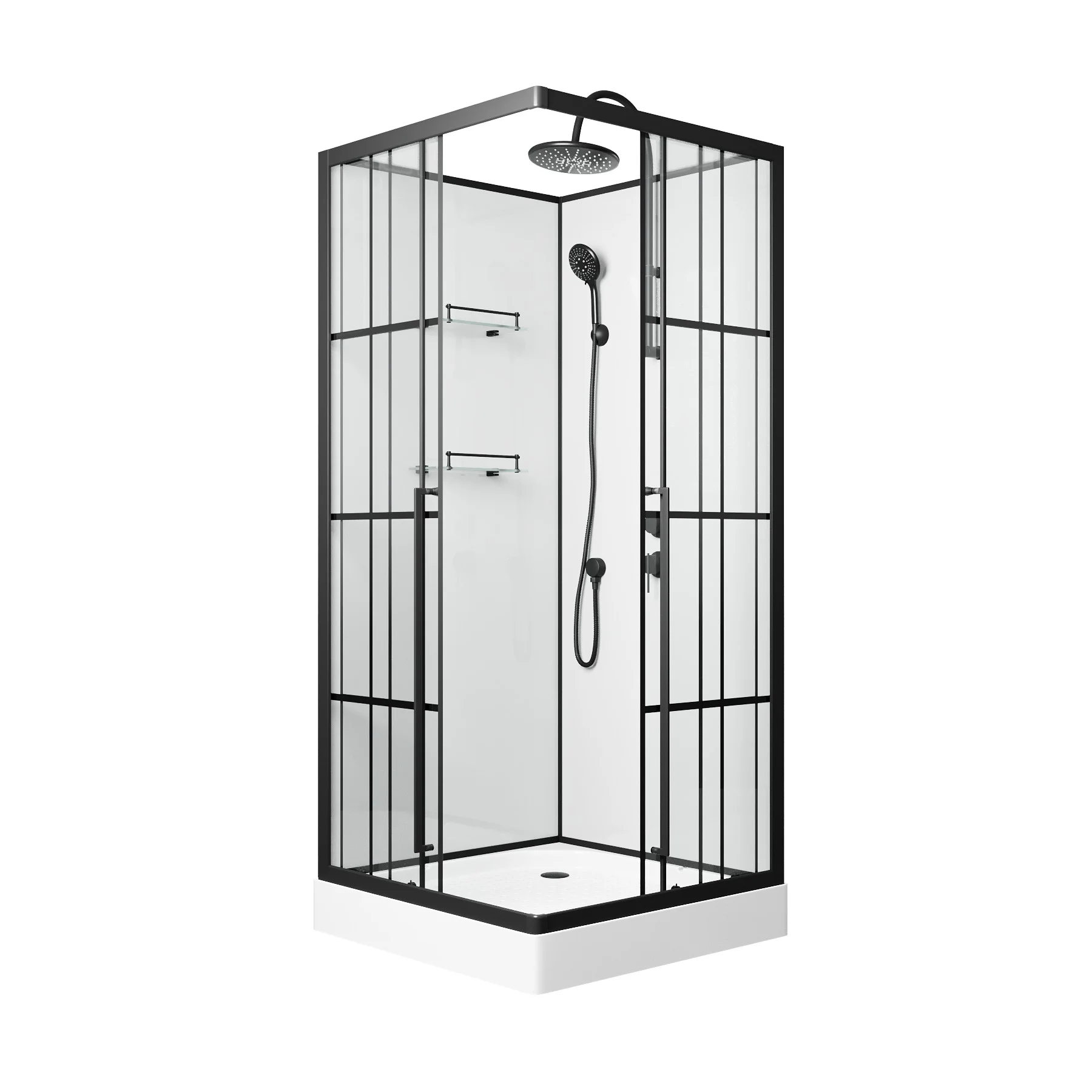 Душевая кабина Niagara Standart ST90/15QR/KL/BKT (900х900х2250) Душевая кабина Niagara Standart ST90/15QR/KL/BKT (900х900х2250)