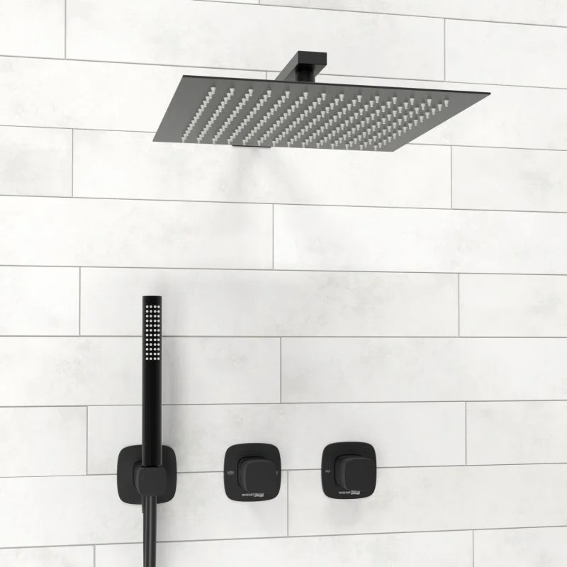 Душевая система WasserKRAFT A9151.264.219.162.327.242.217 встраиваемая черный Душевая система WasserKRAFT A9151.264.219.162.327.242.217 встраиваемая черный