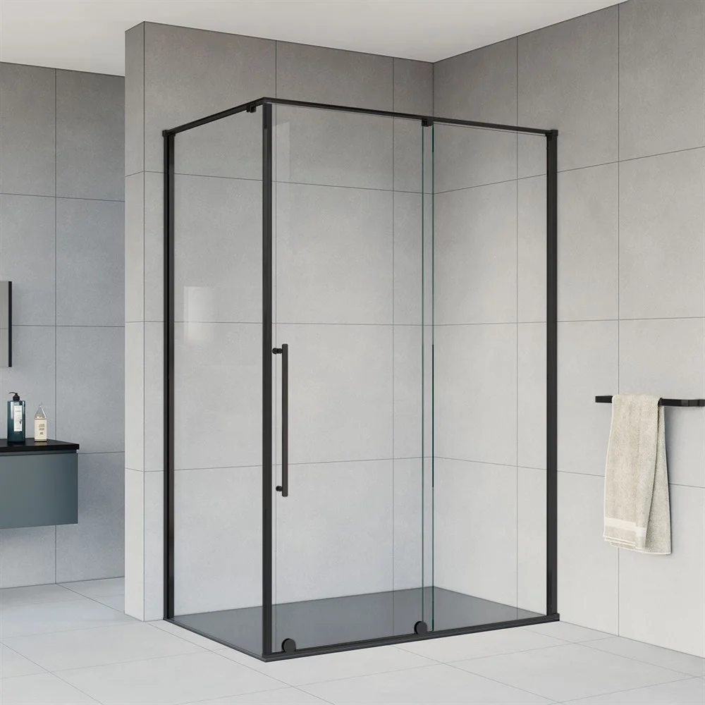Душевой уголок Vincea Arno VSR-1A9012CLB, 1200x900, черный, стекло прозрачное Душевой уголок Vincea Arno VSR-1A9012CLB, 1200x900, черный, стекло прозрачное