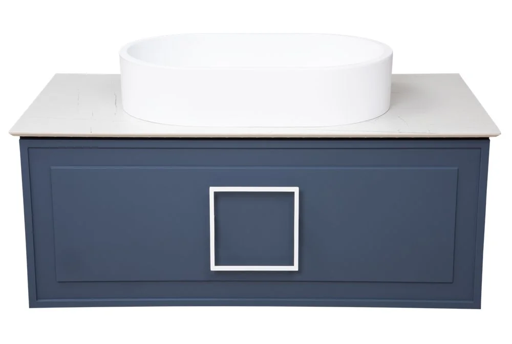 Тумба под раковину LA FENICE Cubo Blu Grigio синяя 90 FNC-01-CUB-BG-90 Тумба под раковину LA FENICE Cubo Blu Grigio синяя 90 FNC-01-CUB-BG-90