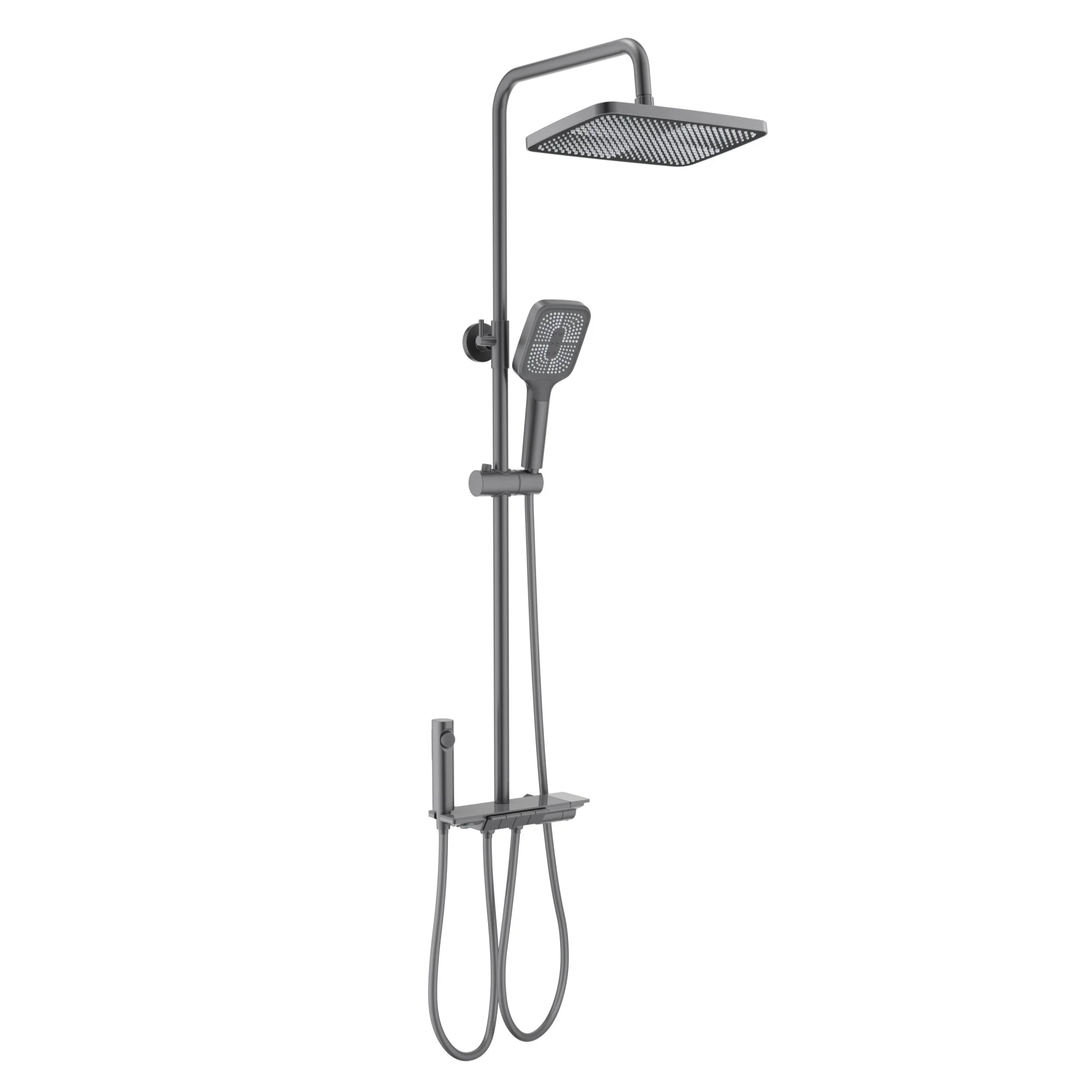 Душевая система Aquatek ПОЛАРИС AQ3040BGM оружейная сталь Душевая система Aquatek ПОЛАРИС AQ3040BGM оружейная сталь