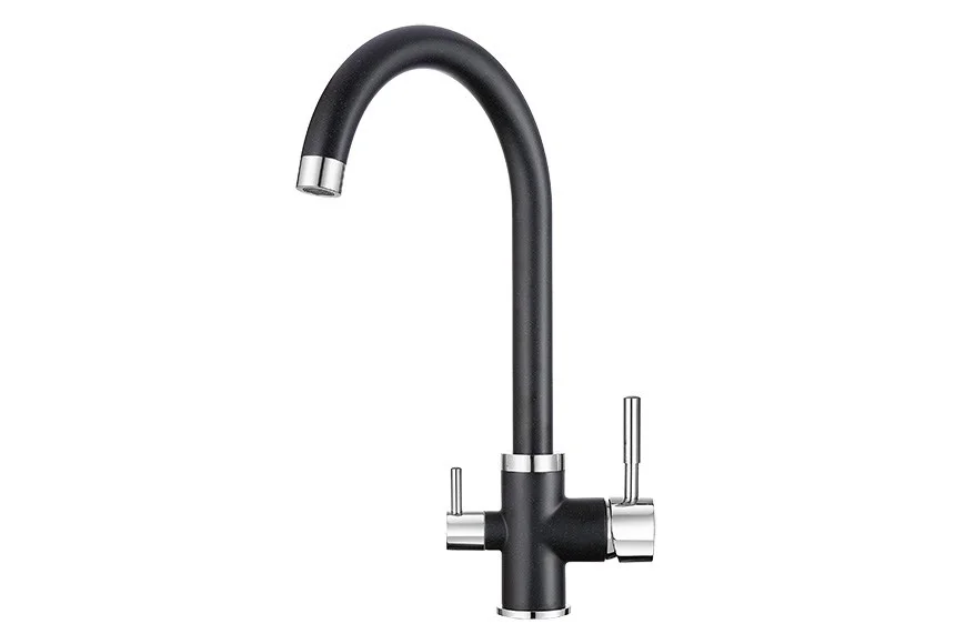 Смеситель для кухни Granula 2168, ЧЁРНЫЙ Смеситель для кухни Granula 2168, ЧЁРНЫЙ